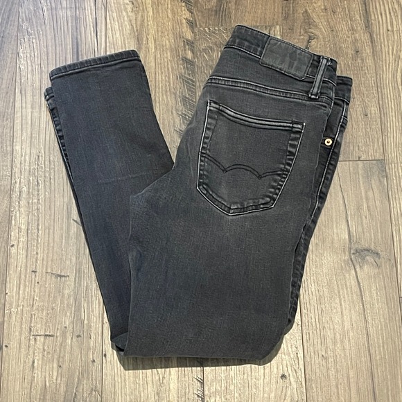 Other - American Eagle Airflex+ Skinny Jeans Mens 29x30 Faded Black Denim Pants